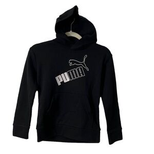 ⭐️ NWT- Puma Black Power Pack Fleece Pullover Hoodie- size Small